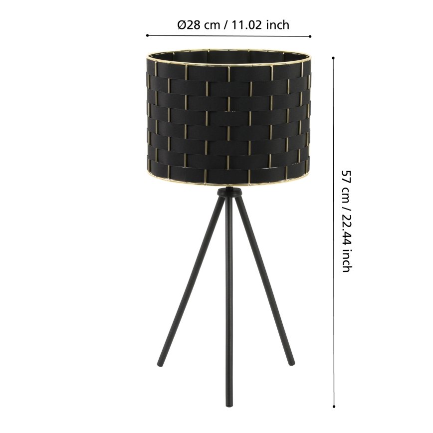 Eglo - Pöytälamppu 1xE27/40W/230V