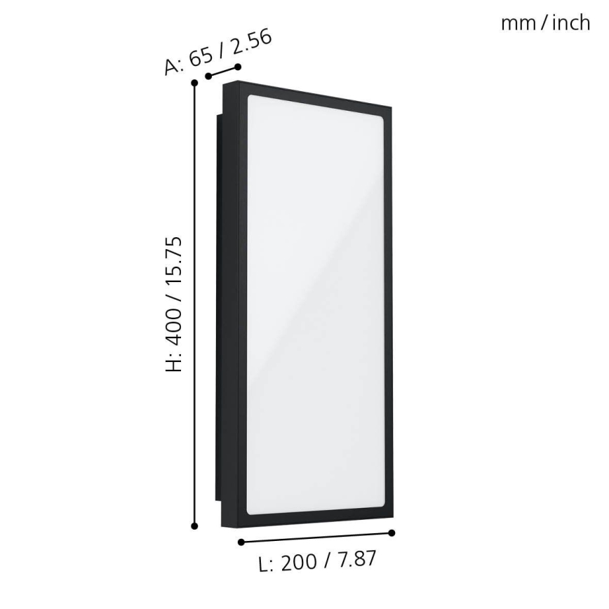 Eglo - LED-ulkoseinävalaisin LED / 16W / 230V IP44