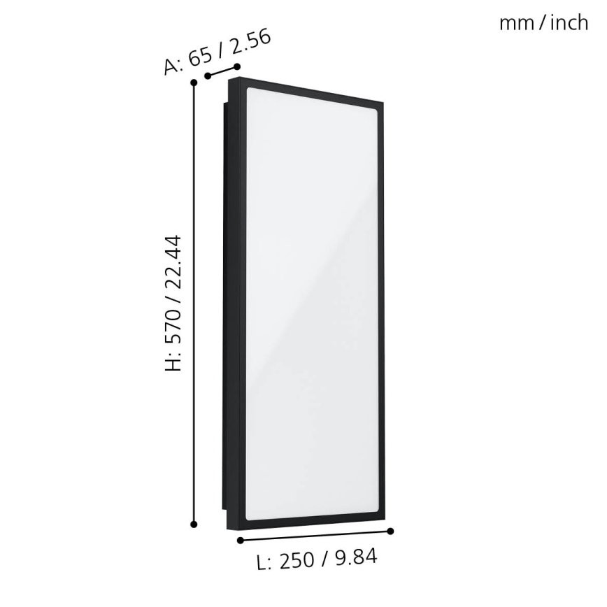 Eglo - LED-ulkoseinävalaisin LED / 18.5W / 230V IP44