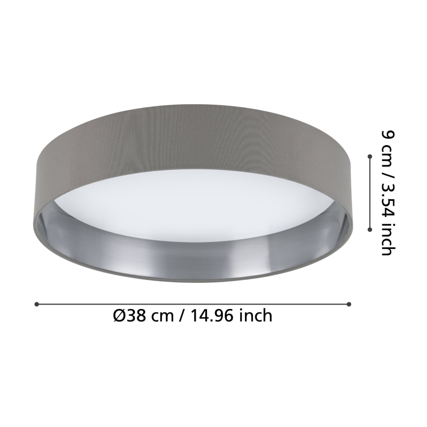 Eglo 99543 - LED-kattovalaisin MASERLO LED/24W/230V