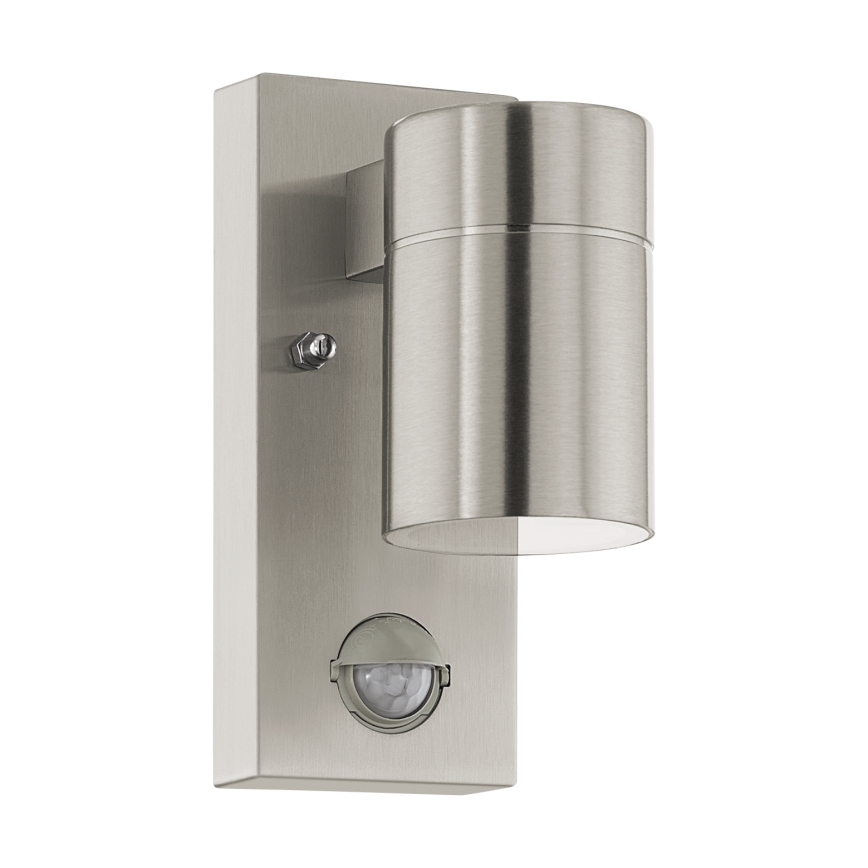 Eglo - LED-ulkoseinävalaisin anturilla 1xGU10 / 3W / 230V IP44