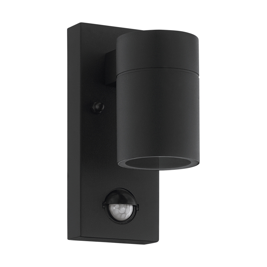 Eglo - LED-ulkoseinävalaisin anturilla 1xGU10 / 3W / 230V IP44