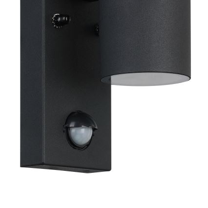 Eglo - LED-ulkoseinävalaisin anturilla 1xGU10 / 3W / 230V IP44