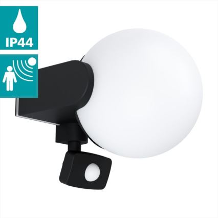 Eglo - Ulkoseinävalaisin anturilla 1xE27 / 15W / 230V IP44