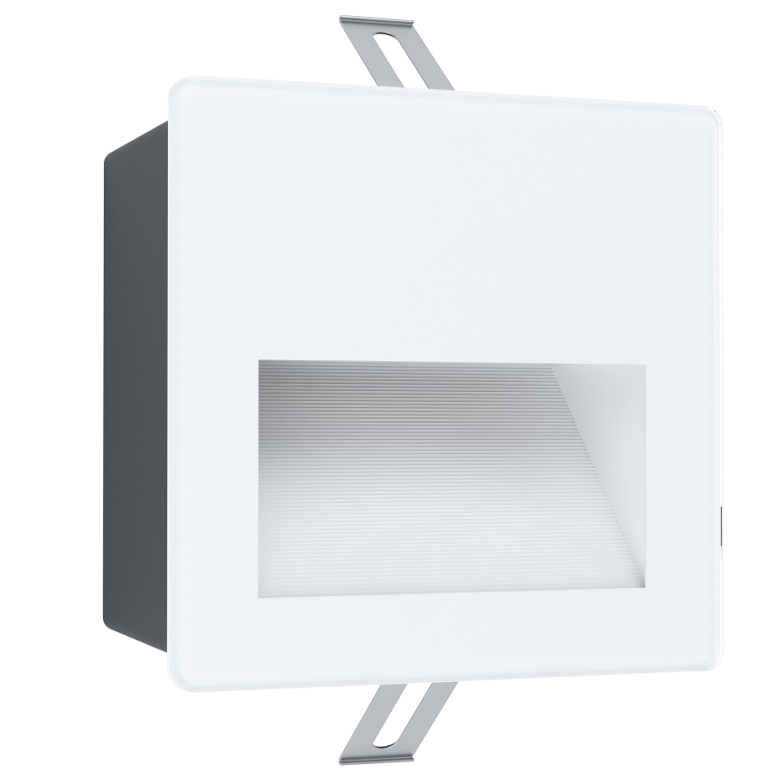 Eglo - LED-upotettava ulkotilavalaisin LED / 3,7W / 230V IP65 valkoinen