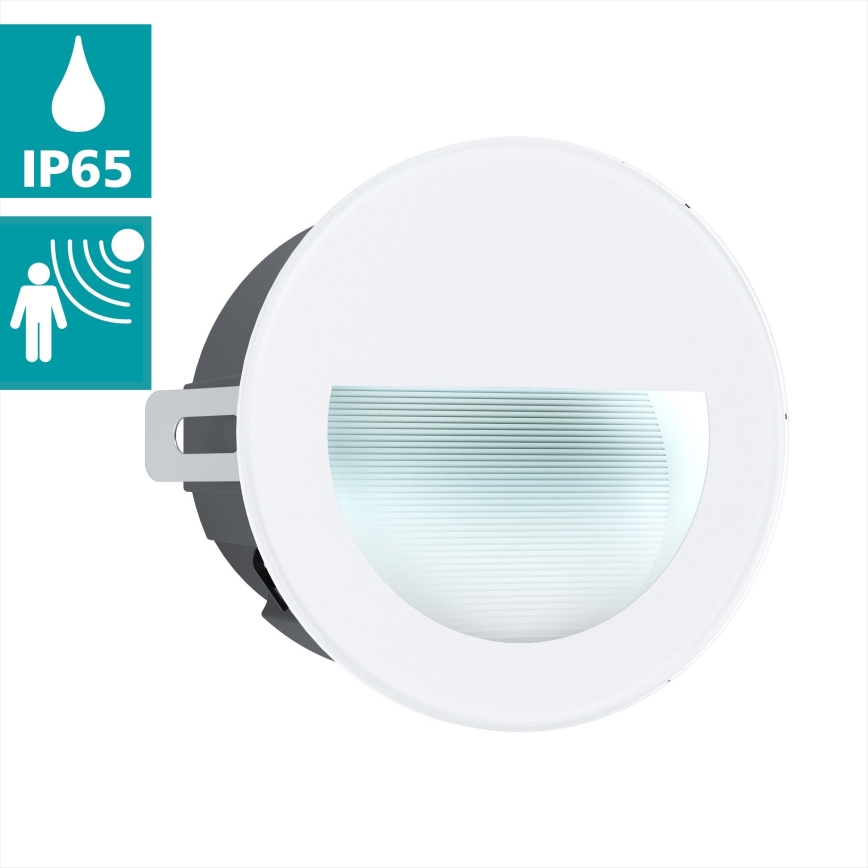 Eglo - LED-upotettava ulkotilavalaisin LED / 2,5W / 230V IP65 valkoinen