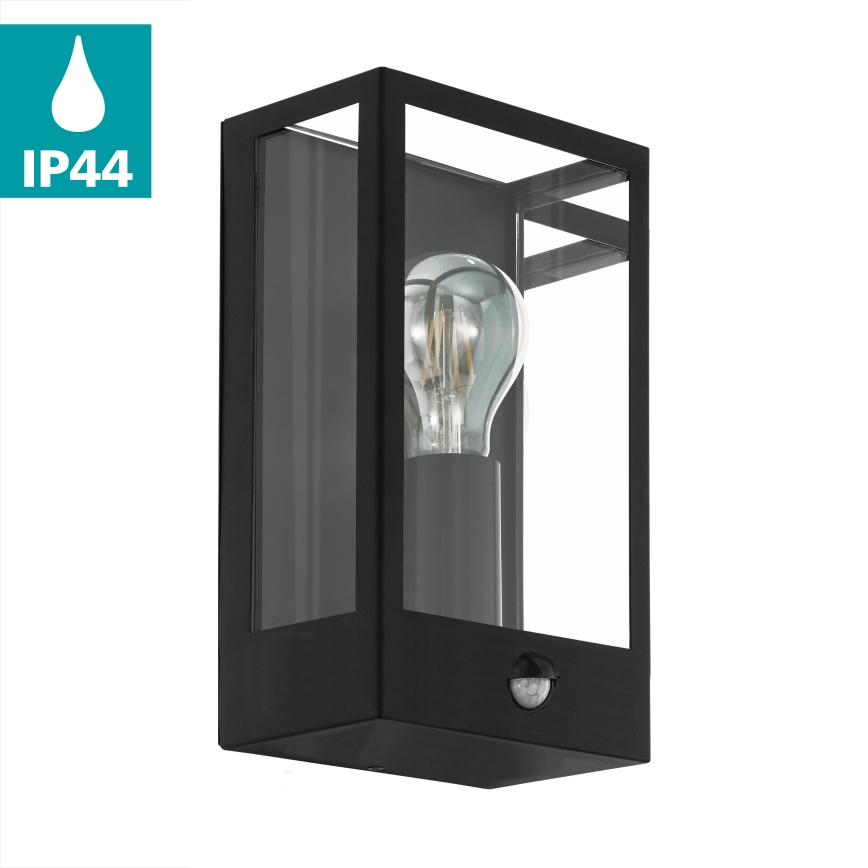 Eglo 99587 - Ulkoseinävalaisin sensorilla ALAMONTE 1xE27 / 60W / 230V IP44