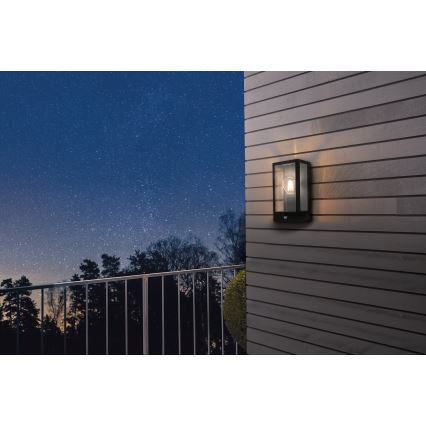 Eglo 99587 - Ulkoseinävalaisin sensorilla ALAMONTE 1xE27 / 60W / 230V IP44