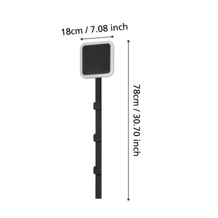 Eglo - LED Seinäripustin valolla LED/7,8W/230V