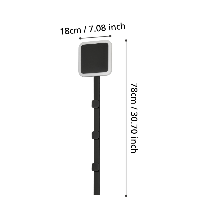Eglo - LED Seinäripustin valolla LED/7,8W/230V