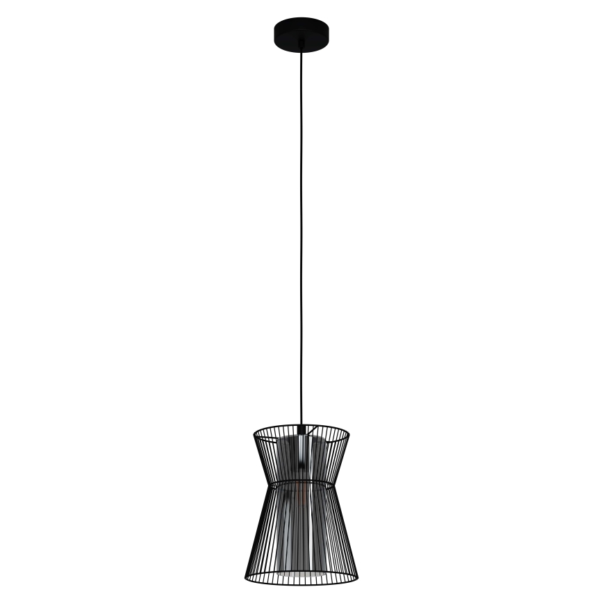 Eglo 99633 - Riippuvalaisin MASETA 1xE27/40W/230V musta