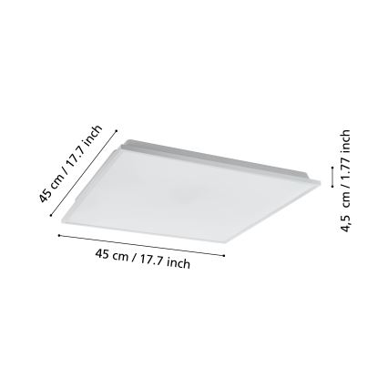 Eglo 99639 - Himmennettävä LED-kattovalo LED/22W/230V 2700-6500K ZigBee