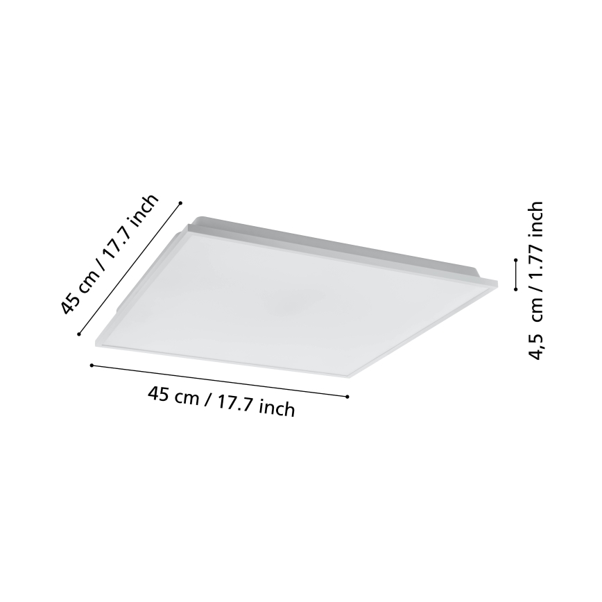 Eglo 99639 - Himmennettävä LED-kattovalo LED/22W/230V 2700-6500K ZigBee