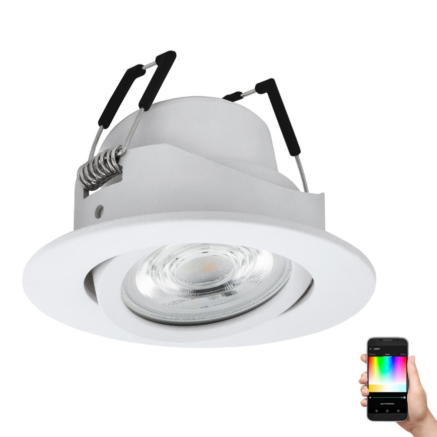 Eglo - LED RGBW Himmennettävä upotettu valo LED/5W/230V ZigBee