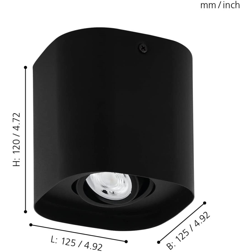Eglo - LED RGBW Himmennettävä kohdevalo 1xGU10/5W/230V ZigBee
