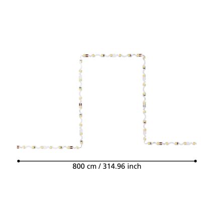 Eglo - LED-nauha  8m LED/43,2W/24/230V 3000K