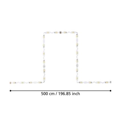 Eglo - LED Himmennettävä nauha 5m LED/23W/24/230V 2700-6500K + kauko-ohjain
