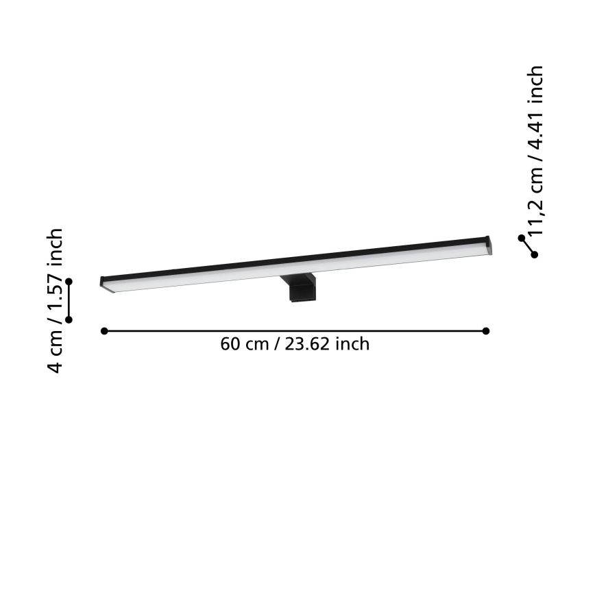 Eglo - Kylpyhuoneen LED-peilivalo LED/11W/230V 4000K 60 cm IP44