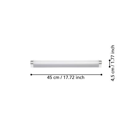 Eglo - LED Kylpyhuoneen peilivalo LED/7,5W/230V IP44 45 cm