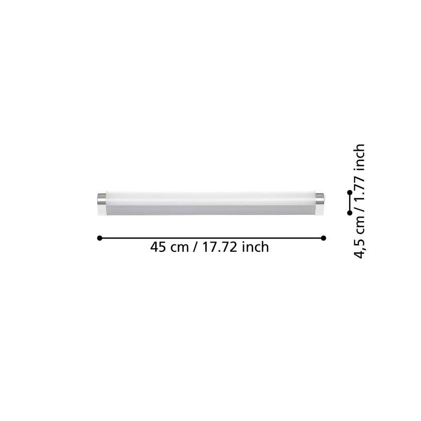 Eglo - LED Kylpyhuoneen peilivalo LED/7,5W/230V IP44 45 cm