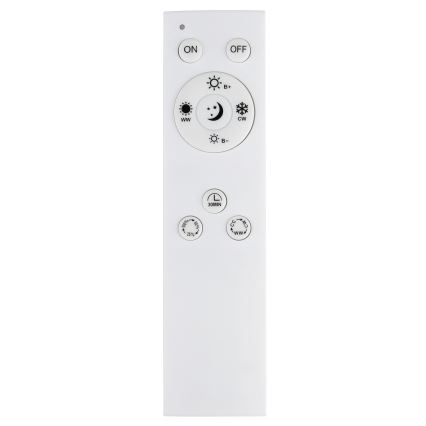 Eglo - LED Himmennettävä kattovalo LED/37W/230V musta + kaukosäädin