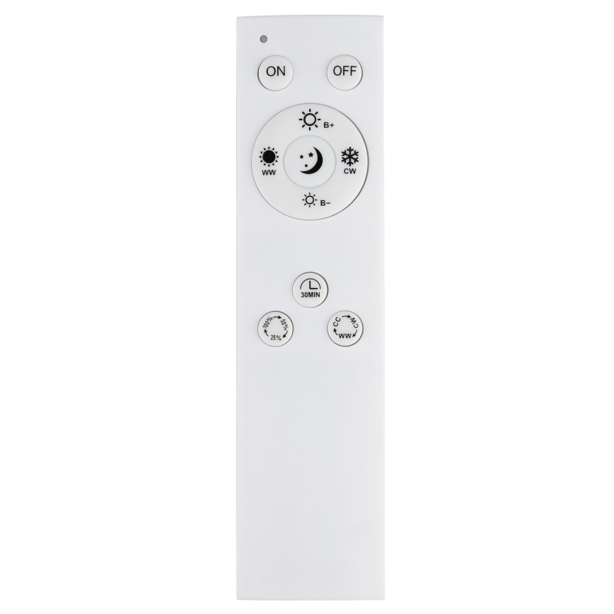 Eglo - LED Himmennettävä kattovalo LED/37W/230V musta + kaukosäädin