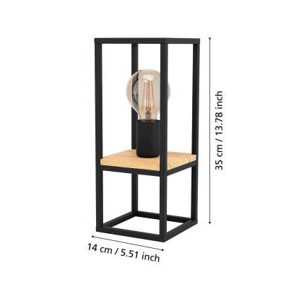 Eglo - Pöytälamppu 1xE27/40W/230V