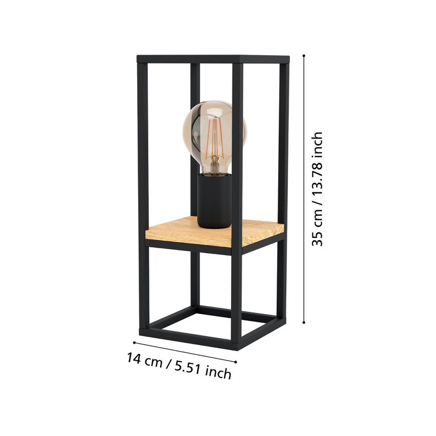 Eglo - Pöytälamppu 1xE27/40W/230V
