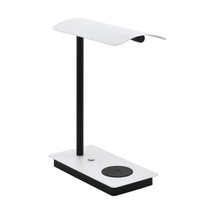 Eglo - LED Himmennettävä kosketuspöytävalaisin langattomalla latauksella LED/5,8W/230V valkoinen