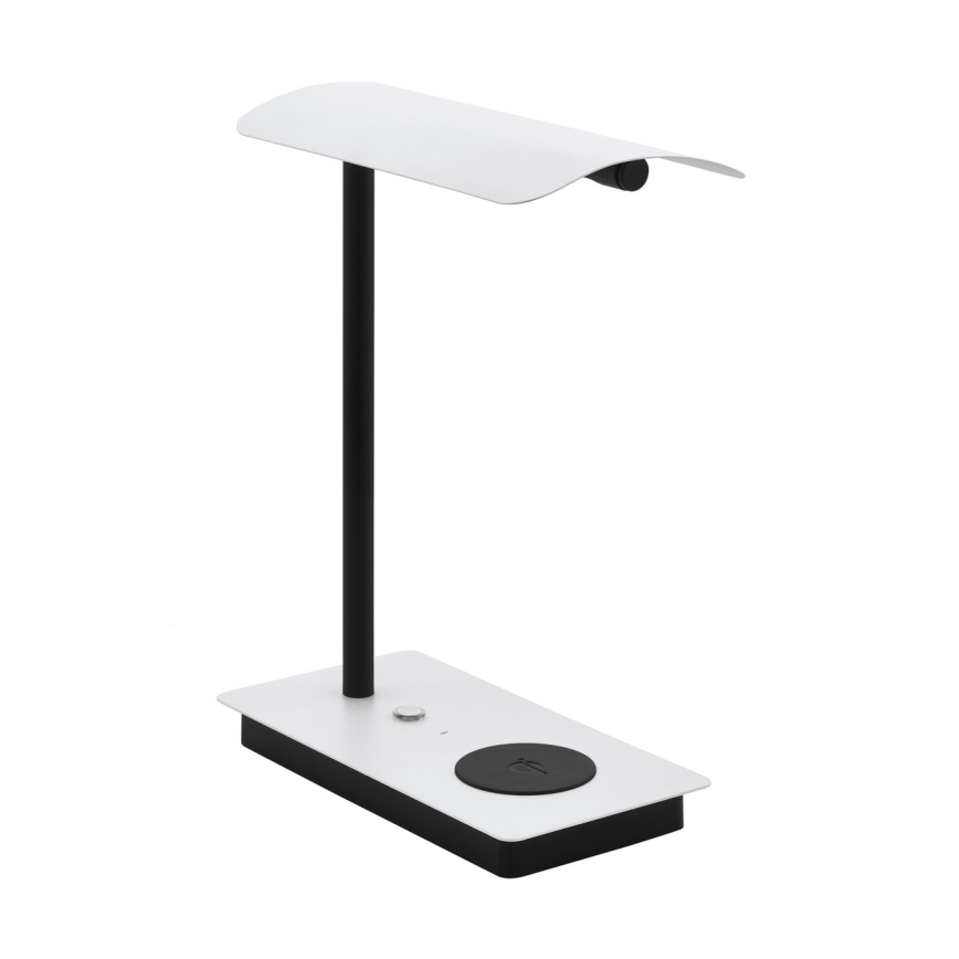 Eglo - LED Himmennettävä kosketuspöytävalaisin langattomalla latauksella LED/5,8W/230V valkoinen
