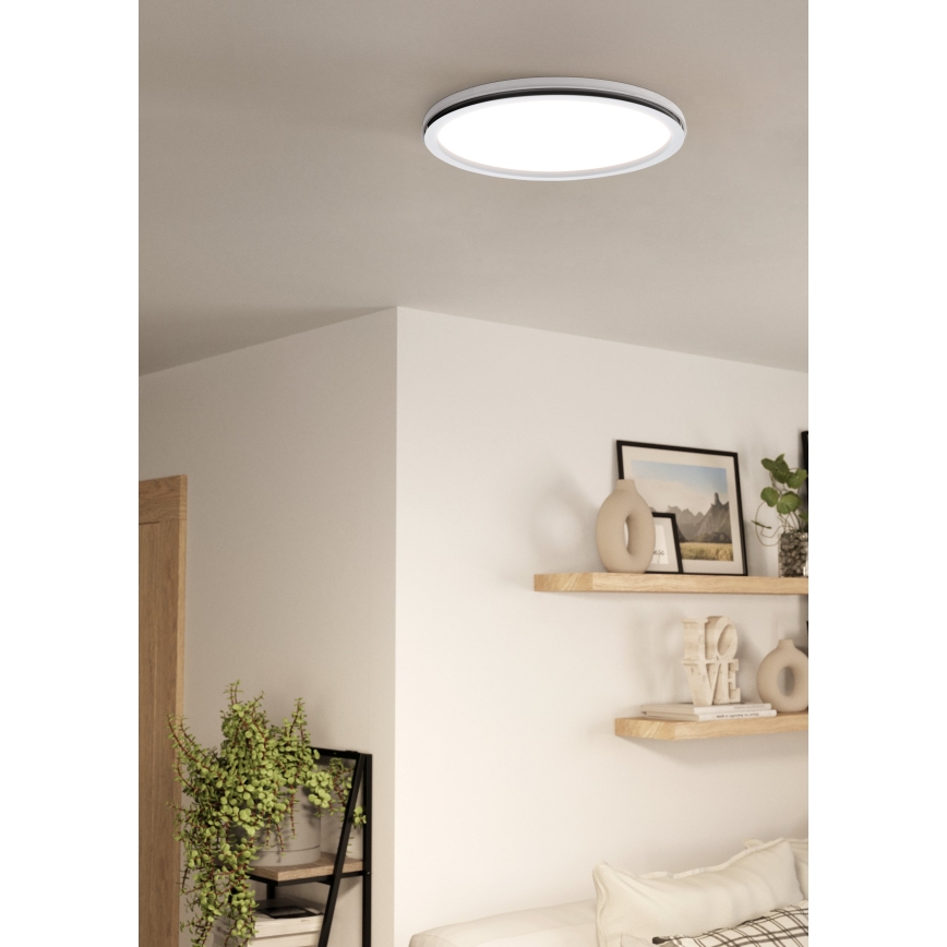 Eglo - LED RGBW Himmennettävä kattovalo LED/22W/230V 3000-6500K + kauko-ohjain