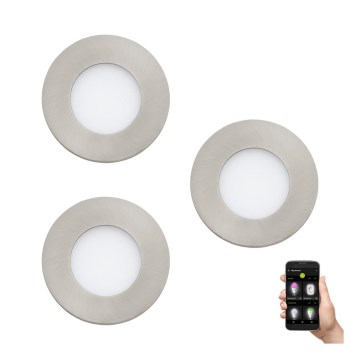 Eglo - ETTI 3x LED Himmennettävä kylpyhuoneen valo FUEVA-Z  LED/2,8W/230V IP44