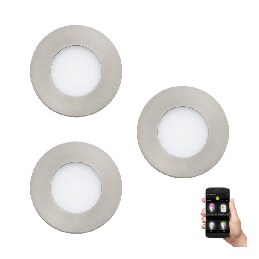 Eglo - ETTI 3x LED Himmennettävä kylpyhuoneen valo FUEVA-Z  LED/2,8W/230V IP44