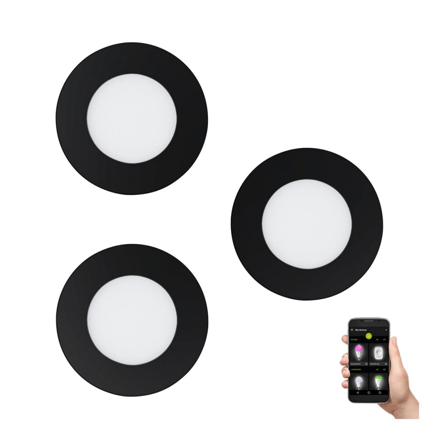 Eglo - ETTI  3x LED Himmennettävä kylpyhuonevalo FUEVA-Z  LED/2,8W/230V IP44