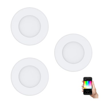 Eglo - ETTI 3x LED RGB Himmennettävä riippuva kattovalaisin FUEVA-C 1xLED/3W/230V