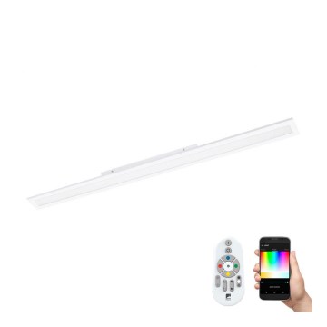 Eglo - Himmennettänä LED-paneeli SALOBRENA-C LED/34W/230V + Kauko-ohjaus