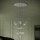 Eglo - Himmennettävä LED-kattokruunu johdossa 17xLED/3W/230V 3000K kiiltävä kromi