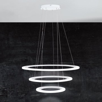 Eglo - Himmennettävä LED-kattokruunu johdossa 1xLED/45W/230V + 1xLED/33W + 1xLED/19,5W