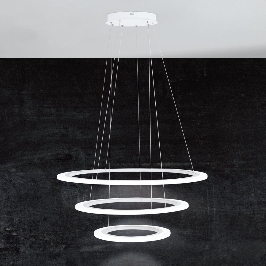 Eglo - Himmennettävä LED-kattokruunu johdossa 1xLED/45W/230V + 1xLED/33W + 1xLED/19,5W
