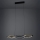Eglo - Himmennettävä LED-kattokruunu johdossa 2xLED/12,5W/230V + LED/15,5W 3000K musta