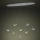 Eglo - Himmennettävä LED-kattokruunu johdossa 8xLED/4,2W/230V 3000K kiiltävä kromi
