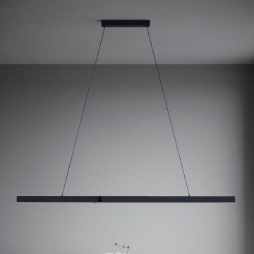 Eglo - Himmennettävä LED-kattokruunu johdossa LED/20W/230V 3000K musta