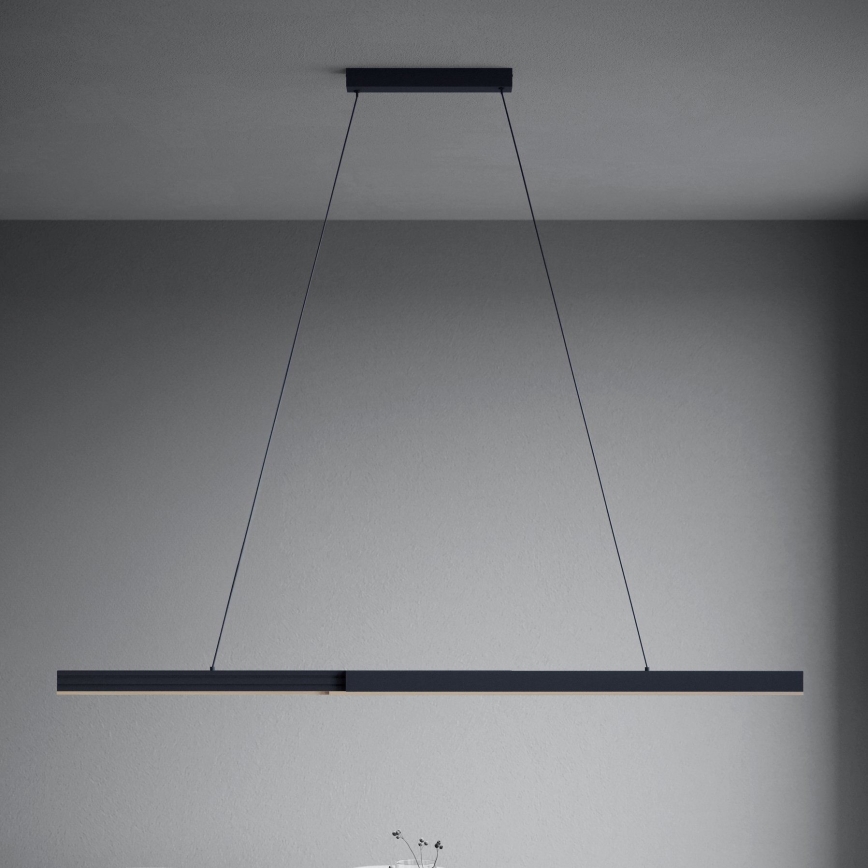 Eglo - Himmennettävä LED-kattokruunu johdossa LED/20W/230V 3000K musta