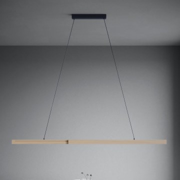 Eglo - Himmennettävä LED-kattokruunu johdossa LED/21W/230V 3000K ruskea