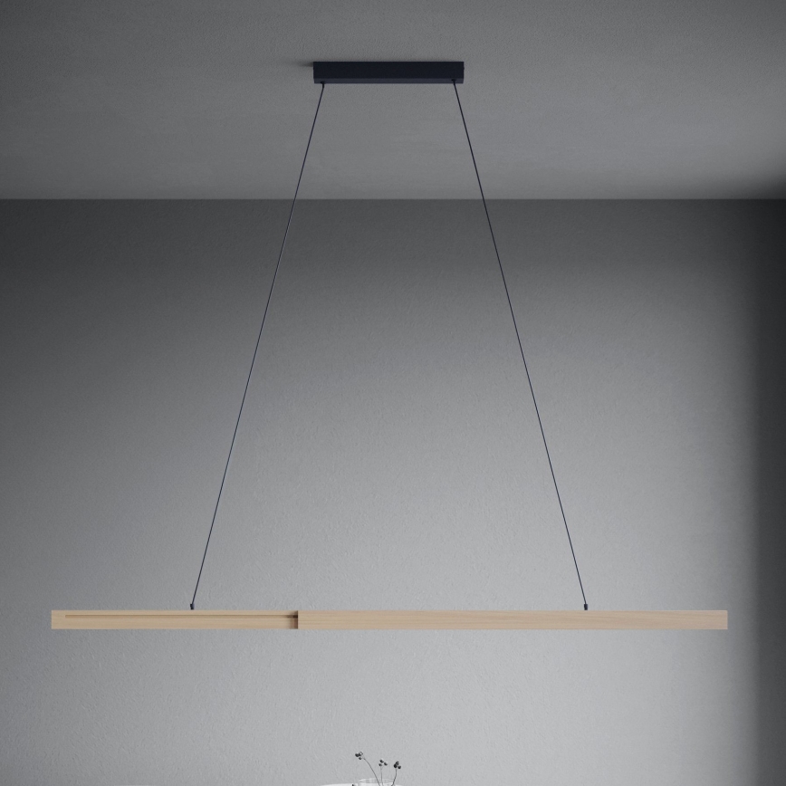 Eglo - Himmennettävä LED-kattokruunu johdossa LED/21W/230V 3000K ruskea