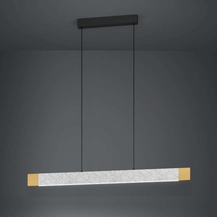 Eglo - Himmennettävä LED-kattokruunu johdossa LED/22,2W/230V 3000K ruskea/harmaa