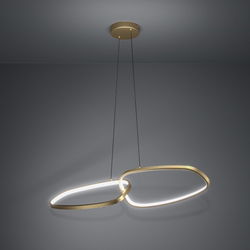 Eglo - Himmennettävä LED-kattokruunu johdossa LED/37,5W/230V 3000K kulta