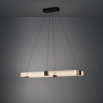 Eglo - Himmennettävä LED-kattokruunu johdossa LED/39,2W/230V 3000K musta