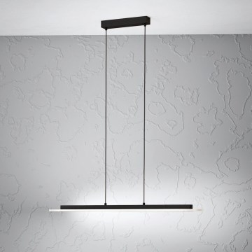 Eglo - Himmennettävä LED-kattokruunu johdossa LED/57,5W/230V 3000K musta + kauko-ohjaus