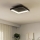 Eglo - Himmennettävä LED-kattovalaisin LED/12W/230V 2700-6500K musta + kauko-ohjaus